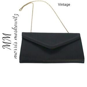 Vintage Morris Moskowitz Navy Envelope Purse